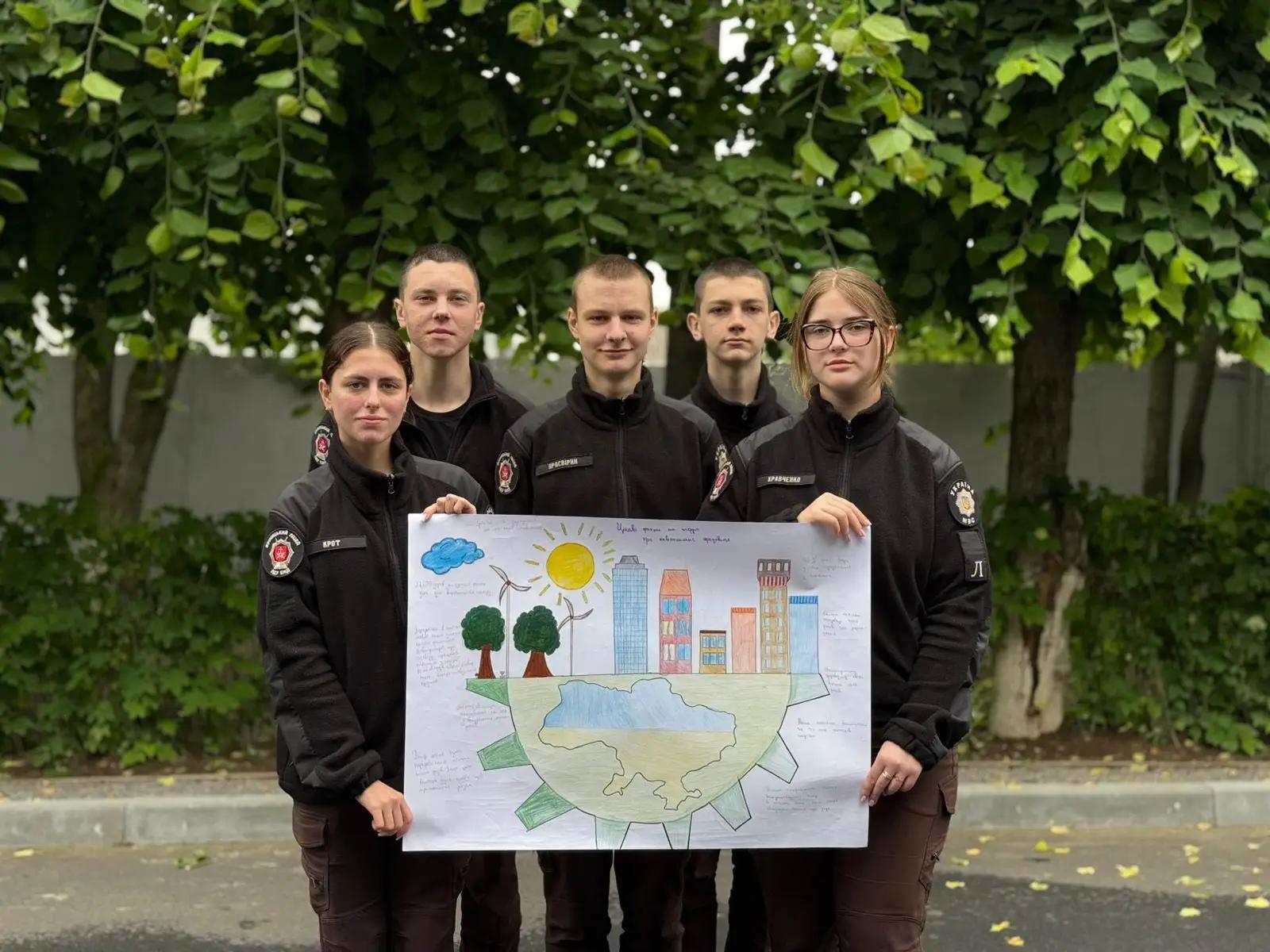 Малюнки вихованців Вінницького ліцею ЛДУБЖД на тему збереження навколишнього середовища в рамках конкурсу до Всесвітнього дня охорони природи