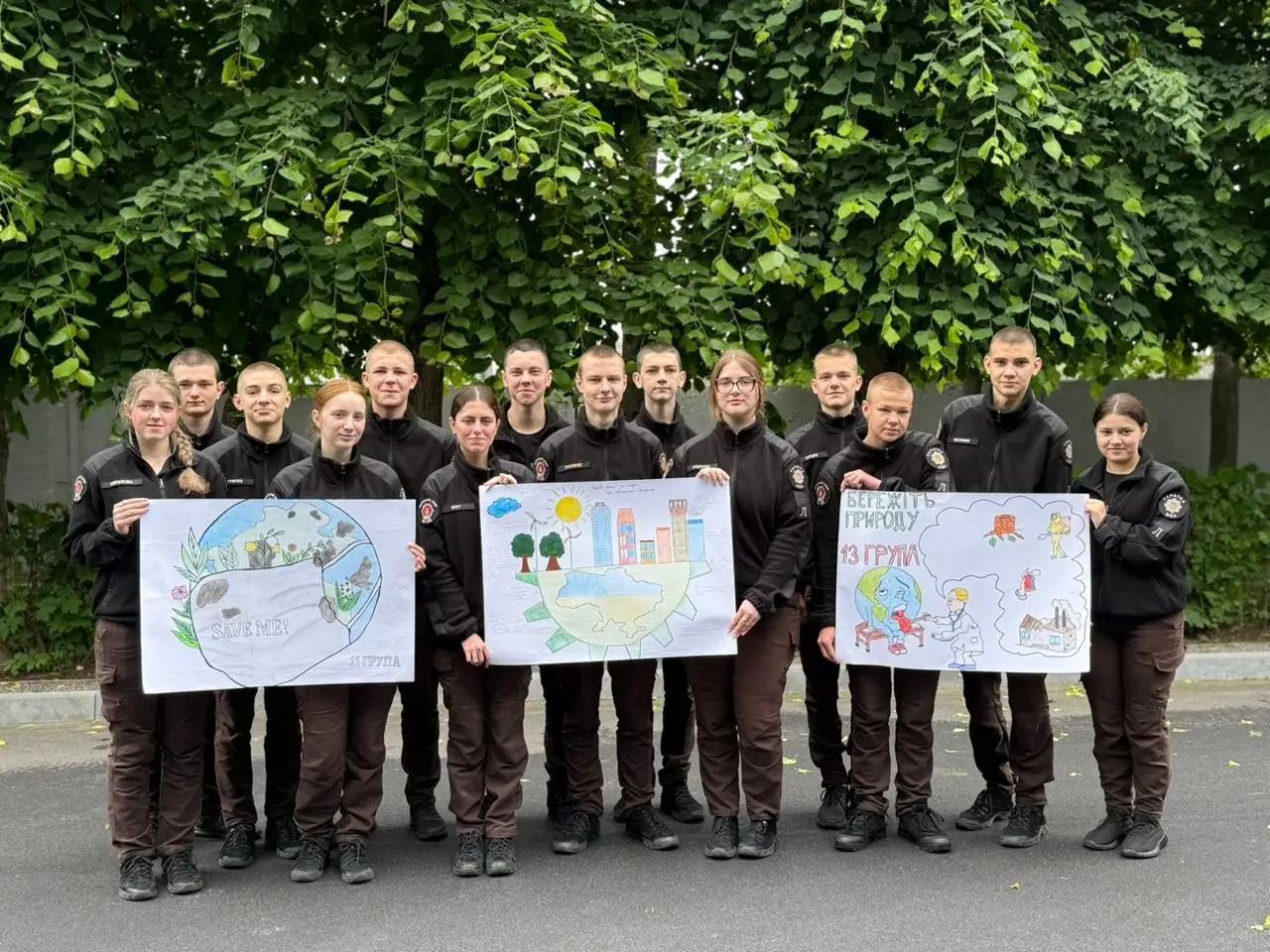 Малюнки вихованців Вінницького ліцею ЛДУБЖД на тему збереження навколишнього середовища в рамках конкурсу до Всесвітнього дня охорони природи