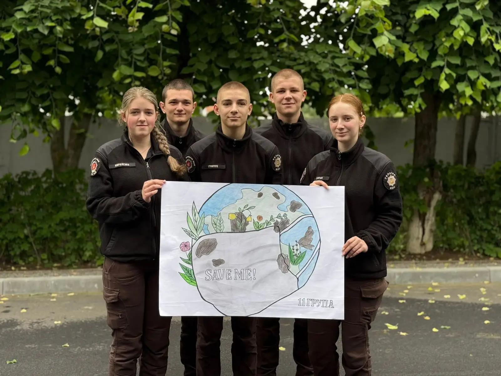 Малюнки вихованців Вінницького ліцею ЛДУБЖД на тему збереження навколишнього середовища в рамках конкурсу до Всесвітнього дня охорони природи